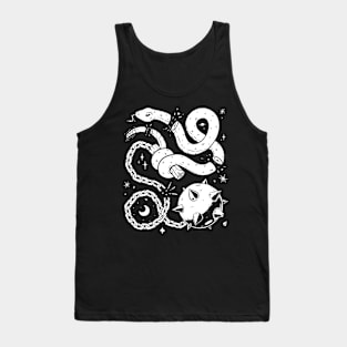 Snake Mace - Black Tank Top